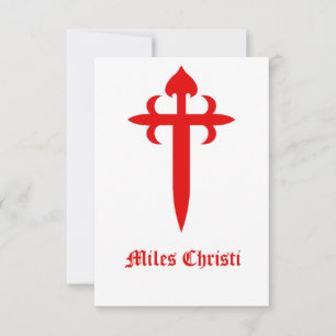 Remerciements Croix de Saint Jacques Carte Sainte Pater Noster