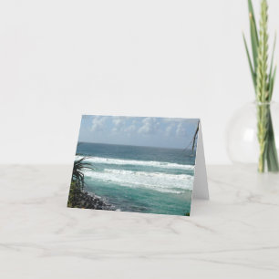 Remerciements Des Vagues Roulantes Arrivent ! Carte de remerciem