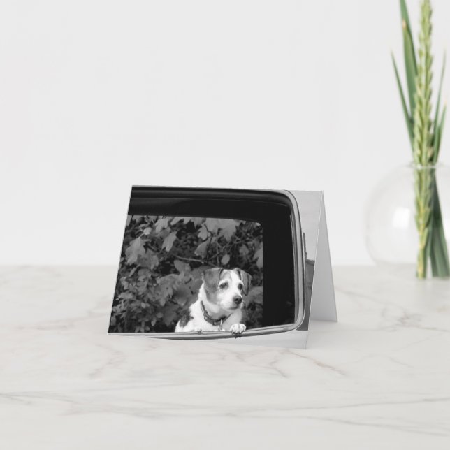 Remerciements Doggie dans la carte de note de la fenêtre (Devant)