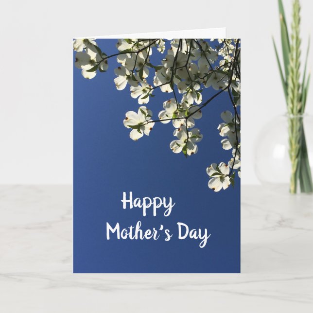 Remerciements Dogwood Blossom Deux mamans carte de fête des mère (Devant)