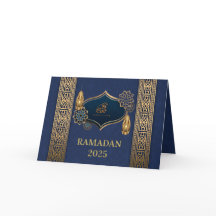 Élégante carte de voeux Ramadan Kareem 2025