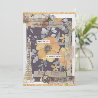 Remerciements Encouragement positif Carte de voeux inspirante