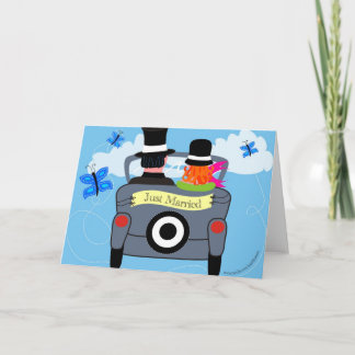 Remerciements Évasion romantique ! Cadeau de mariage ou carte de