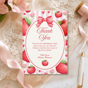 Remerciements Faire carte de remerciement pour Baby Shower Fille