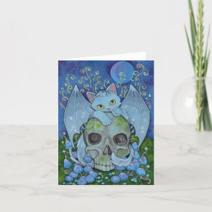 Remerciements Fairy Cats Affirmation chatte mignonne Carte de dé