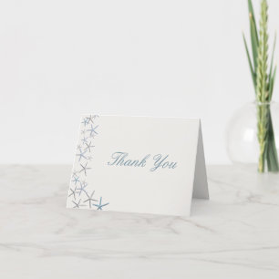 Remerciements Falling Sea Stars Mariage Occasion Carte de remerc