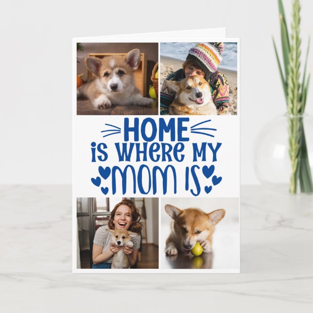 Remerciements Fête des Mères...Quatre photos carte de collage pe (Devant)