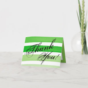 Remerciements Fond De Ligne Verte Ombre De Carte de remerciement