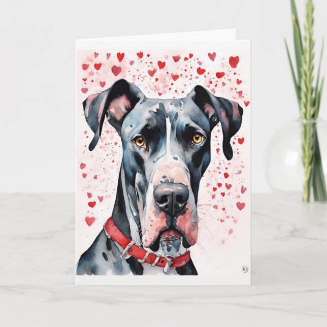 Remerciements Grande carte de voeux Dane (Devant)