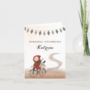 Remerciements Guitare Félicitations Carte de voeux