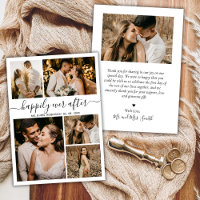 Heureux toujours après le Mariage photo Carte de r