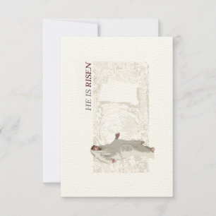 Remerciements Il Est Risqué Carte De Pâques
