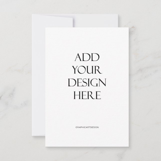 Remerciements Impression de carte verticale 3,5 po x 5 po Téléch (Devant)