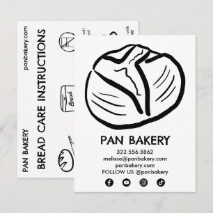 Remerciements Instructions de la carte de soins BREAD pour la ca