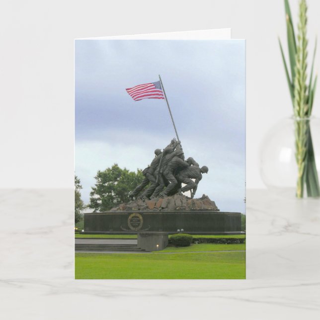 Remerciements Iwo Jima, Carte de jour pour vétérans (Devant)