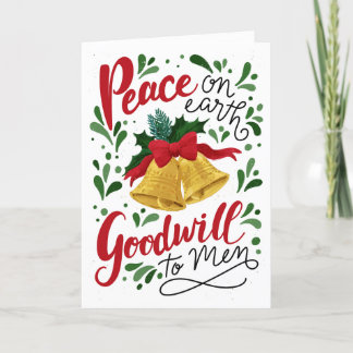 Remerciements J'Ai Entendu La Carte De Vacances Pliée Les Cloche