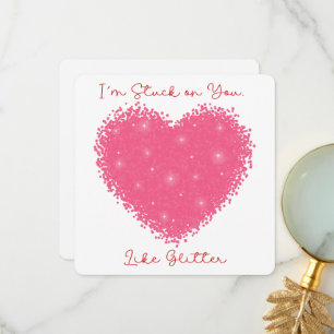 Remerciements Je suis coincé avec toi - Carte de la Saint-Valent