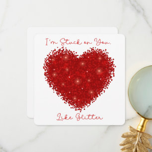 Remerciements Je suis coincé avec toi - Carte de la Saint-Valent