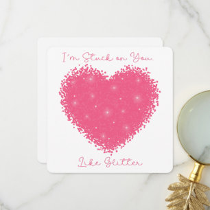 Remerciements Je suis coincé avec toi - Carte de la Saint-Valent
