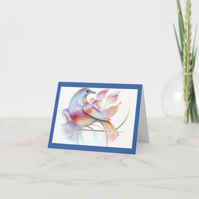 Remerciements Je volerai vers Away(3) Carte de note pliée (Devant)