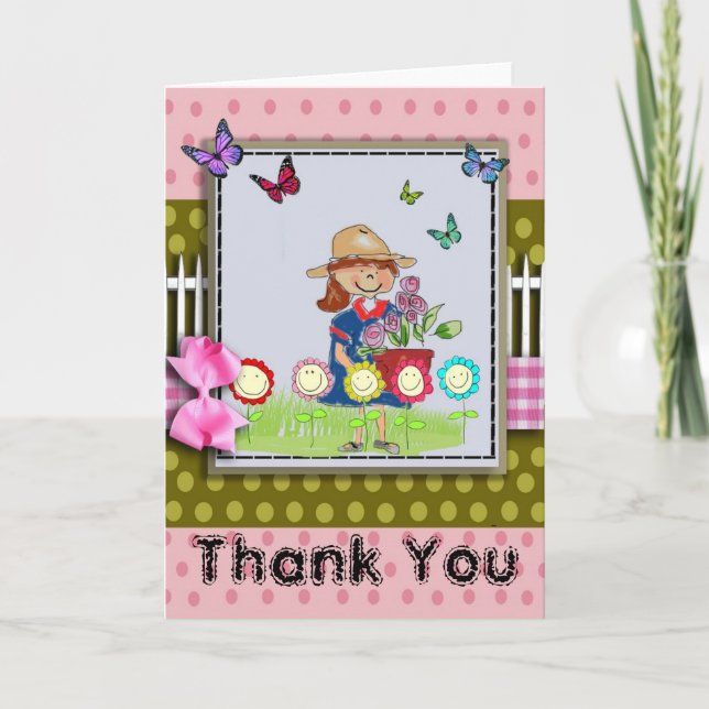 Remerciements Jolie carte de voeux (Devant)