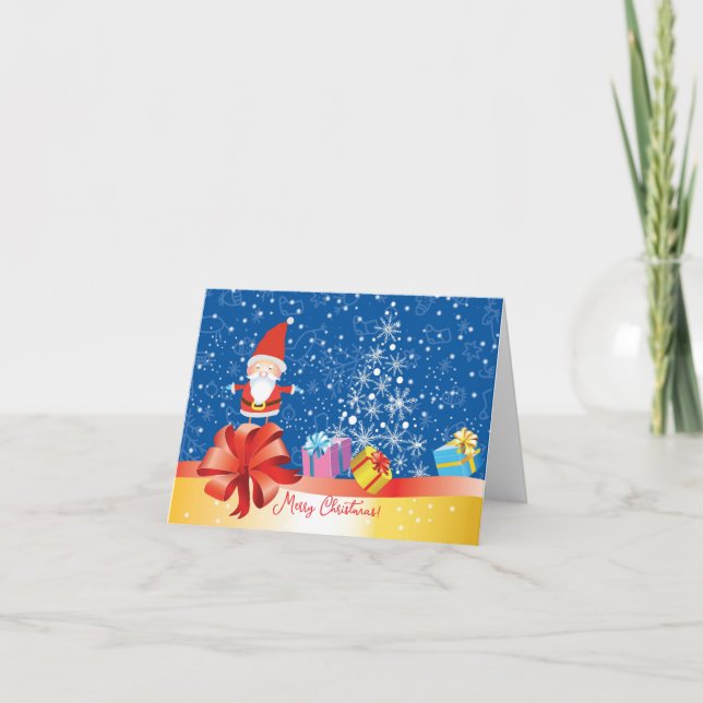 Remerciements Joyeuse carte de Noël (Devant)