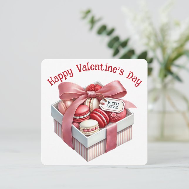 Remerciements Joyeuse Saint-Valentin - Carte de la Saint-Valenti (Debout devant)