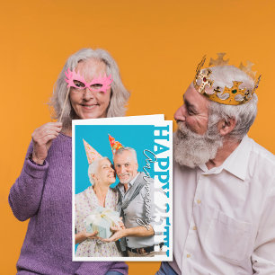 Remerciements Joyeux 25 ans de mariage carte photo d'anniversair