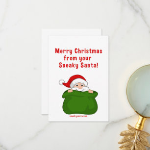 Remerciements Joyeux Noël à partir d'une carte de 3,5 po x 5 po