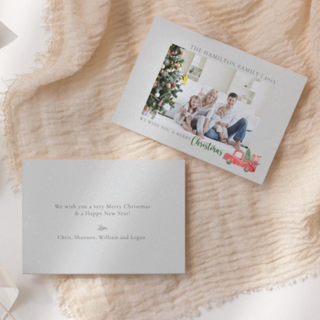 Remerciements Joyeux Noël personnalisé Carte de vacances (Créateur téléchargé)