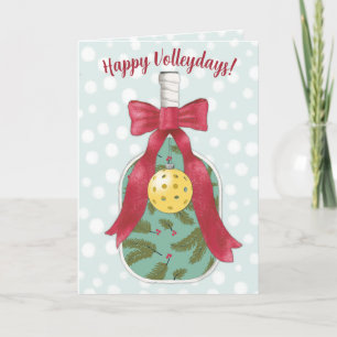 Remerciements Joyeux Volleydays Pickleball thème carte de vacanc