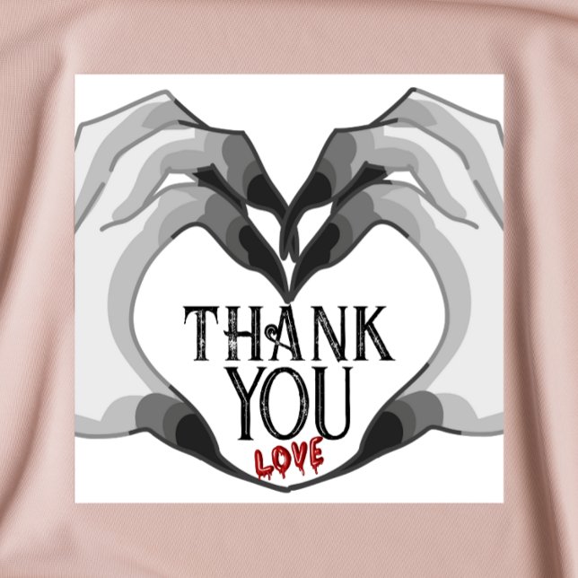 Remerciements Jusqu'à ce que la mort nous sépare | Carte de reme (Créateur téléchargé)