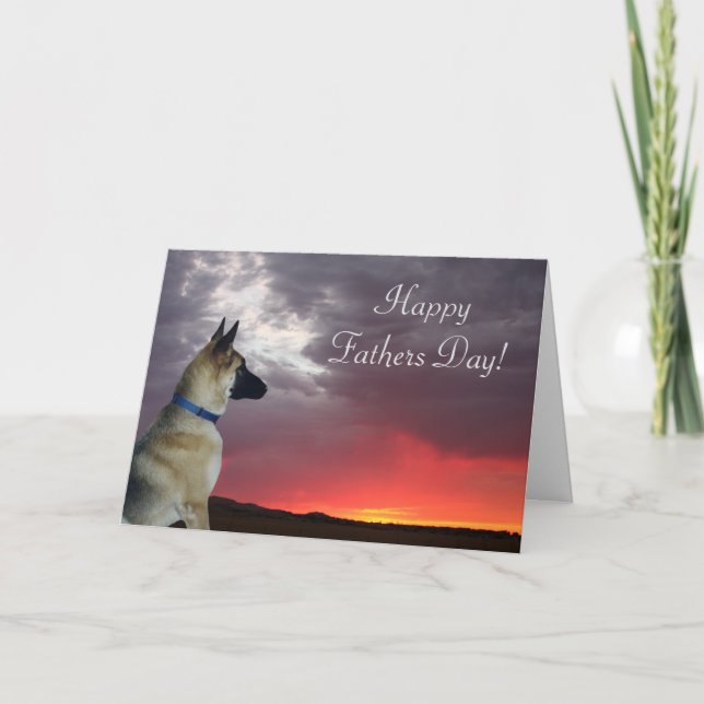 Remerciements Juste En Étant Votre Carte De Fête des pères (Devant)