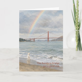 Remerciements La carte de sympathie pour le Pont Arc-en-ciel