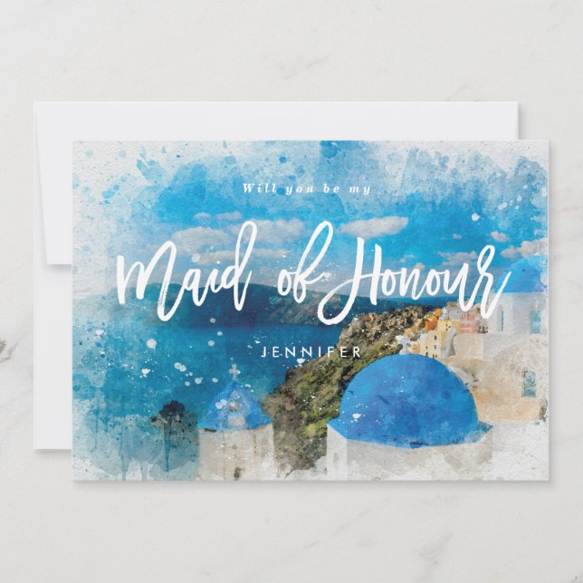 Remerciements La Grèce sera-t-elle ma bonne carte de proposition (Devant)