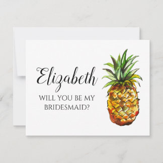 Remerciements L'Ananas Sera-T-Il Ma Carte De Proposition D'Épous