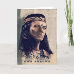 Remerciements L'Apache - Carte de voeux