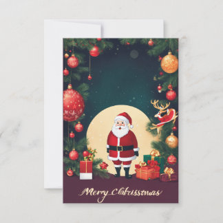 Remerciements Le Cabine de la carte de Noël