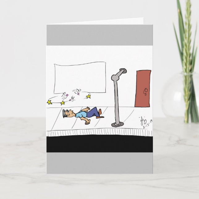 Remerciements Le début d'une mauvaise carte de voeux (Devant)