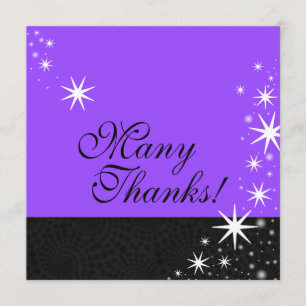 Remerciements Le noir tient le premier rôle Quinceañera carte de