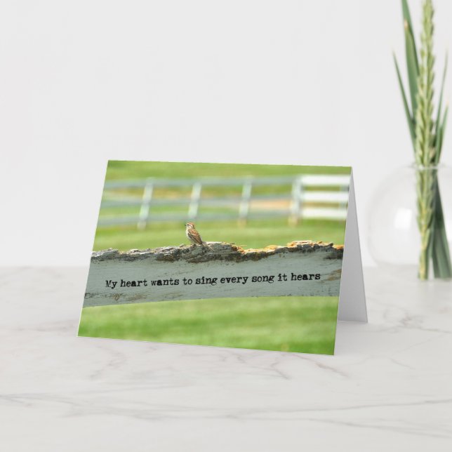 Remerciements LE SON DE LA MUSIQUE Carte de voeux (Devant)