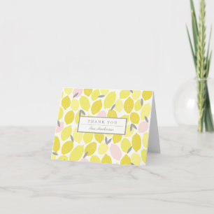 Remerciements Lemonade rose par Origami Prints Carte de remercie