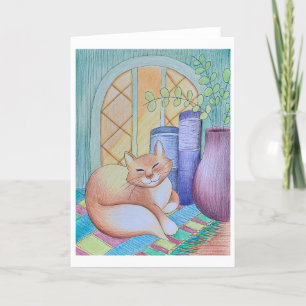 Remerciements Librairie Carte de voeux pour chat