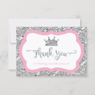 Remerciements Little Princess Carte de remerciements, Parties sc