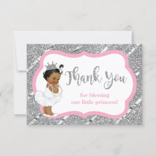 Remerciements Little Princess Carte de remerciements, Parties sc