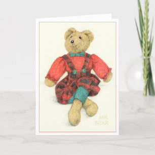 Remerciements M. Carte de Noël