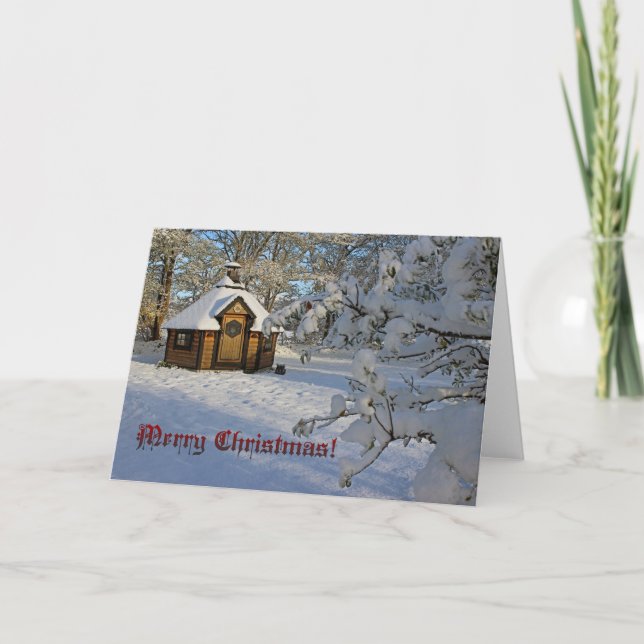 Remerciements Magnifique carte de voeux de Noël ! (Devant)