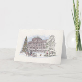 Remerciements Marche de Noël à Genève Carte de Noël