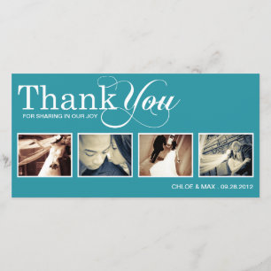 REMERCIEMENTS MODERNES DE PEACOCK   CARTE DE REMER