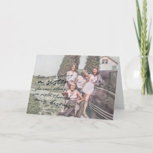 Remerciements MON Carte de voeux SOEUR